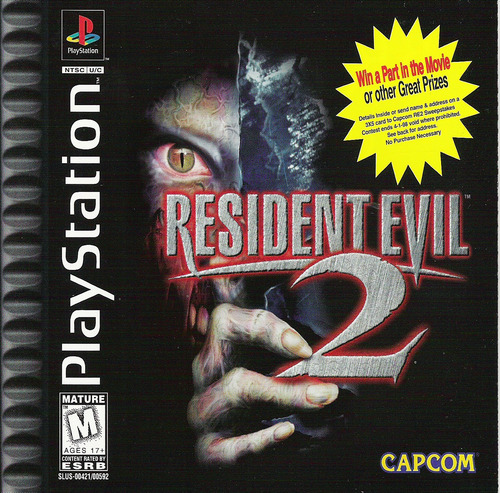 Resident Evil 2 Ps1 Físico En Español 2 Cd En Sobre
