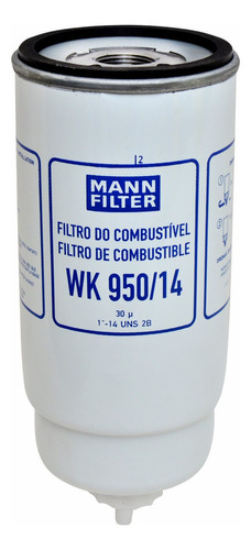 Filtro Combustível Para Vw Serie 15 15.180 2000+ Wk950/14