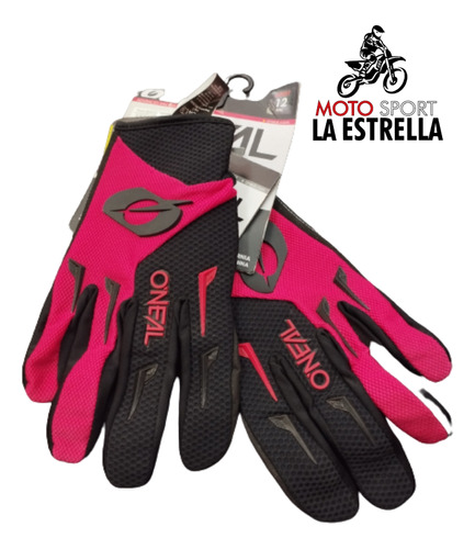 Guantes Oneal Element Rojo Negro Talla Xxl