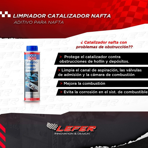 Imagen 6 de 10 de Limpia Inyectores Nafta + Limpia Catalizador Liqui Moly