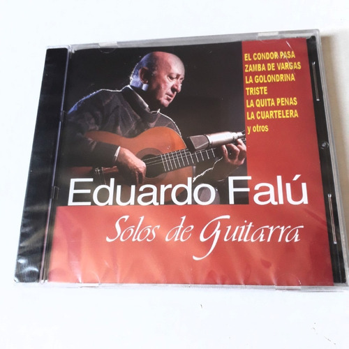 Cd   Eduardo  Falú     Solos  De Guitarra    Nuevo