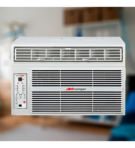 Clima De Ventana Mirage Blu+ Efficient 1/2 Ton. 110v. Blanco Blanco