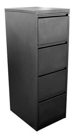 Archivadores Metalicos Verticales De 4 Gavetas Negro