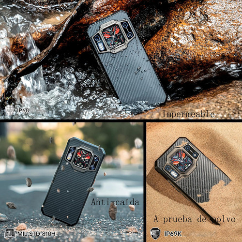 Oukitel Wp30 Pro 5g Celular 24gb+256gb 11000 Mah/120 W Carga Rápida 108mp+20mp Visión Cámara 6.78 Pulgadas