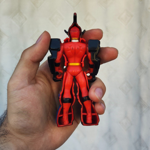 Rojo Mystic Force Power Ranger 10 Cm Megazord Muñeco (Usado)