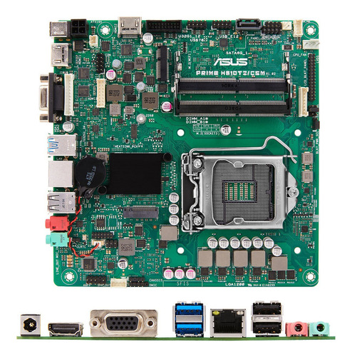 Placa Mãe Asus Prime Mini Itx H510t Ddr4 Lga 1200 Oem