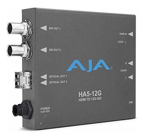 Aja Ha5-12g-t 12g-sdi Hdmi 2.0 Conversion Fiber Transmisor ®
