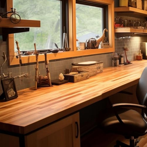 Encimera Consdan Butcher Block, Roble Cultivado En Ee. Uu.