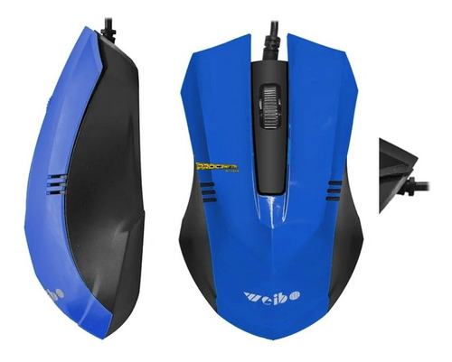 Mouse Weibo Fc 201 Optico Usb 3.0 Alambrico