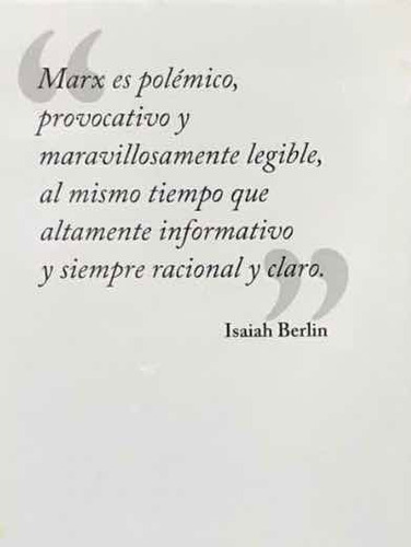 Marx- Grandes Pensadores-gredos
