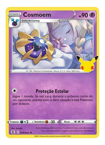 Lunala Gx Carta Pokemon Dourada