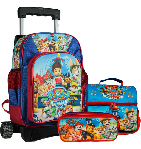 Kit Preescolar Con Ruedas Paw Patrol 