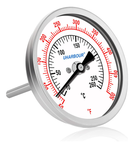 Uharbour Termometro De Aceite De Esfera De 3 Pulgadas Para F