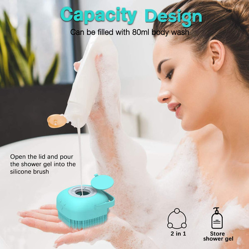 Cepillo Exfoliante De Silicona Limpiador Corporal Para Ducha Color Nombre Del Diseño