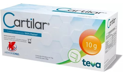 Imagen 5 de 5 de Cartilar 10 Gr Polvo 30 Sachet