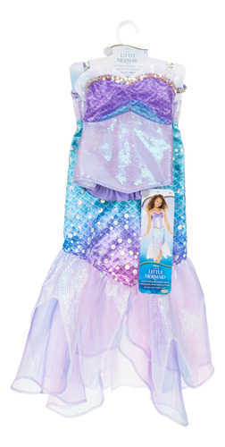 Disfraz Niña Ariel Sirenita Disney Talla 4-6x