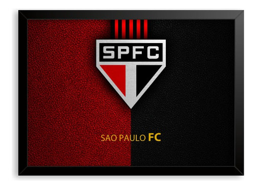 Quadro Decorativo São Paulo Futebol Clube A1 60 X 90 Cm