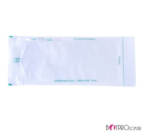 Imagem 2 de 6 de Saquinho Envelope Para Autoclave Auto Selante 9 X 23 1200 Un