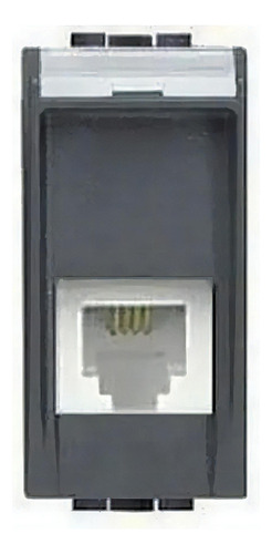 Tomada Telefone Rj11 K10 Sl4258/11nf Living Bticino Preto