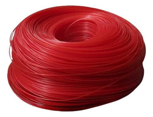 Rollo Tanza Arnetoli Nylon 3,3 Mm Desmalezadora Caja 13,5 Kg Color Rojo