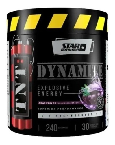 Tnt Dynamite Grape Attack X 240gr - Star Nutrition Sabor Uva