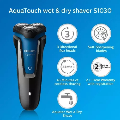 Regalo Afeitadora Philips Aquatouch S1030 Impecable En Caja! (Usado)