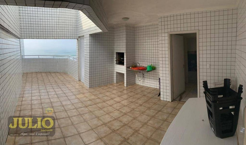 Imagem 5 de 28 de Cobertura Com 3 Dormitórios À Venda, 189 M² Por R$ 600.000,00 - Vila Atlântica - Mongaguá/sp - Co0018