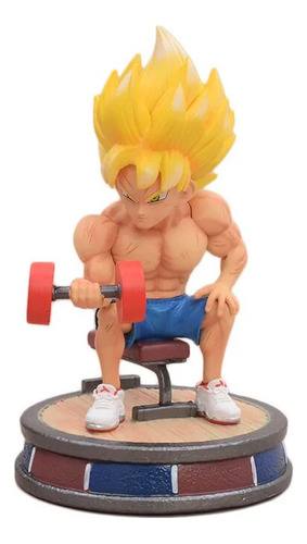 Figura Fitness Dragon Ball Z Son Goku, Modelo Muscle M .