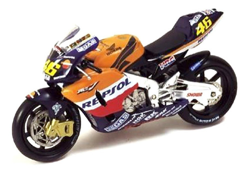 Motos Honda Rc211v 2003/ Honda Rc211v 2003,1/24 De 8 Cm. Ok.