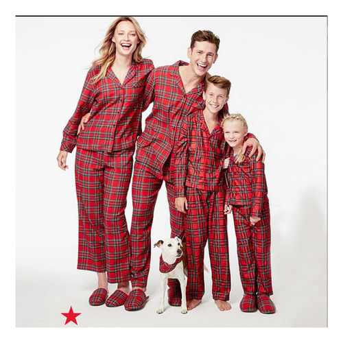Pijamas Navideños Para Padres E Hijos, Conjuntos Familiares