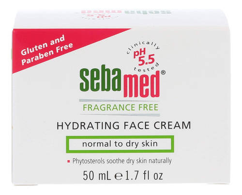 Sebamed Crema Hidratante Facial Sin Fragancia, Ph 5.5, Derma