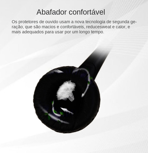 Fone De Ouvido Removíve C/ Microfone Usb Headset Call Center