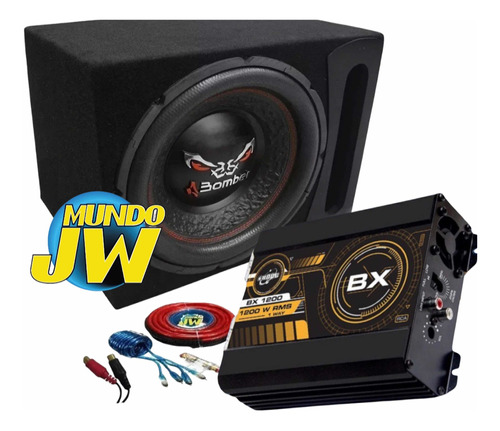 Combo 15 Bomber Bicho 1200rms + Potencia + Kit + Impedancia