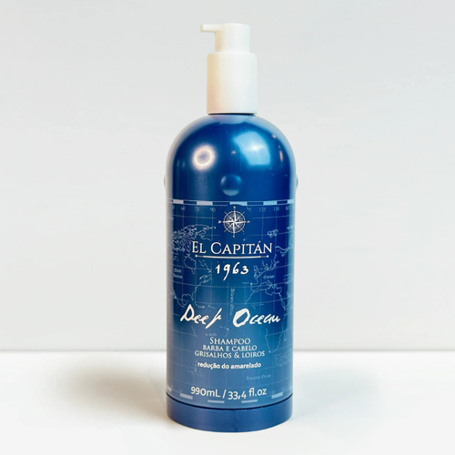 Shampoo Masc Desamar Deep Ocean 990ml El Capitán
