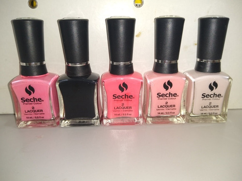 5 Esmaltes Seche Diferente Colores