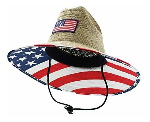 Sombrero, Gorro De Sol Pa Jfh Patriotic American Flag Under 