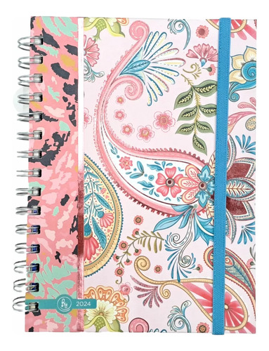 Agenda 2024 Ry Eco Chic 15x21cm  2 Dias/pagina Espiral Indu