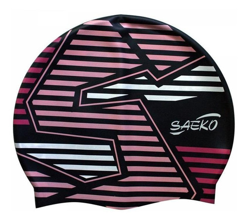 Gorra Natacion Silicona Saeko Csp8 Straight Rosa