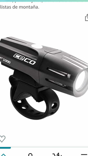 Luz Ceco De 1000 Lumens Para Bicicleta Mtb O Ruta