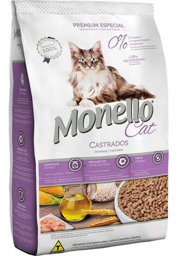 Monello Gato Castrado 10kg Con Regalo