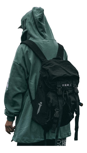 Mochila Para Portatil Viaje Techwear Streetwear Anti Robo