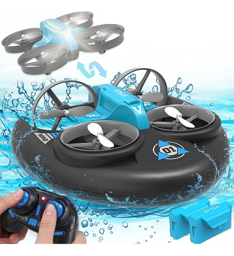 Juguetes Para Niños De 5 A 10 Años, 20+ Mph Fast Rc Boat P Color Blue + 2 Batteries