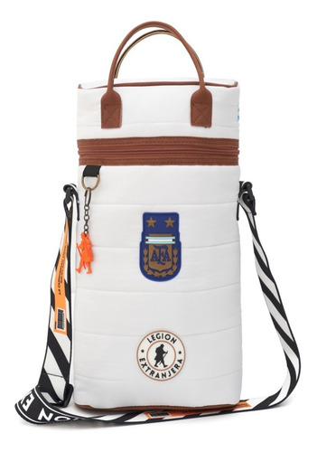 Mochila Matera Pampa Mundial Qatar Blanco