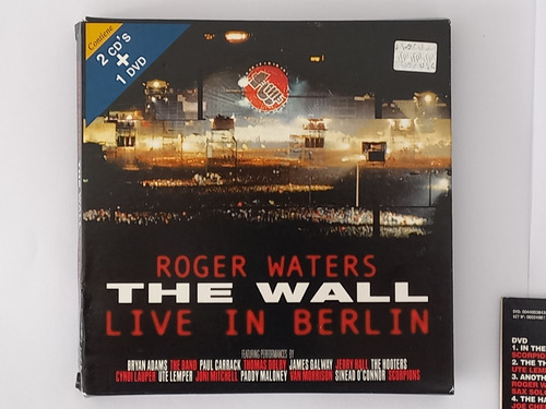 Roger Waters The Wall Live Berlin - 2 Cds + 1 Dvd  