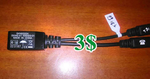 Cable Adaptador De Doble Usb Mini Motorola Skn6222a Usado