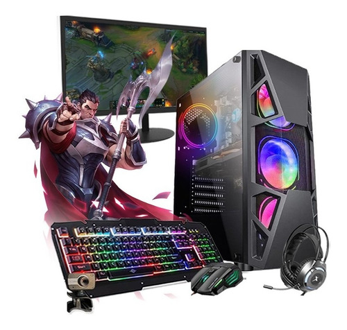 Imagem 1 de 7 de Pc Gamer Darius Completo I5 3ºger. Gtx 1650 16gb Ssd 480gb
