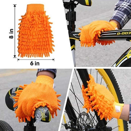 Kit De Escovas P/ Limpeza De Bike 8 Peças Limpador Corrente