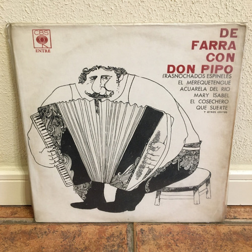 Antiguo Vinilo Lp De Farra Con Don Pipo - Cbs Records