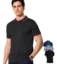 Comprar Playeras Tipo Polo Para Hombre 3 Pzs Casual Mode Casey Kevin