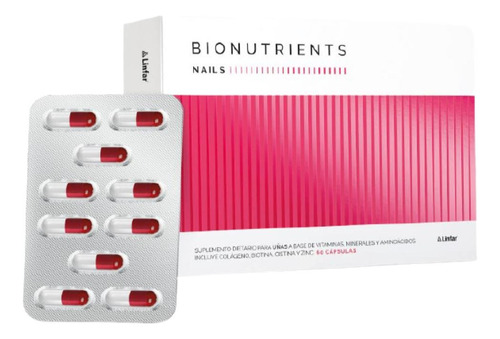 Bionutrients Nails Peptonas Linfar Fortalecedor De Uñas